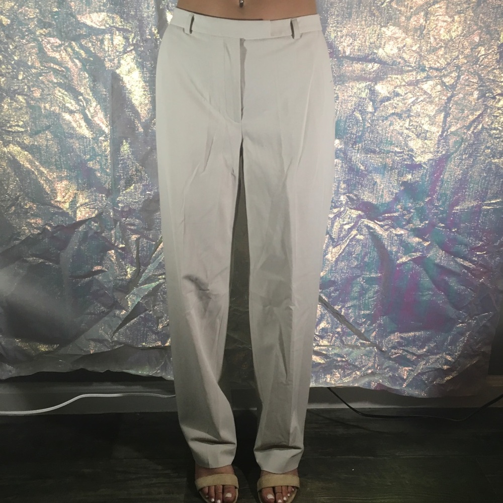 Ann Taylor light cream pants size 2 p